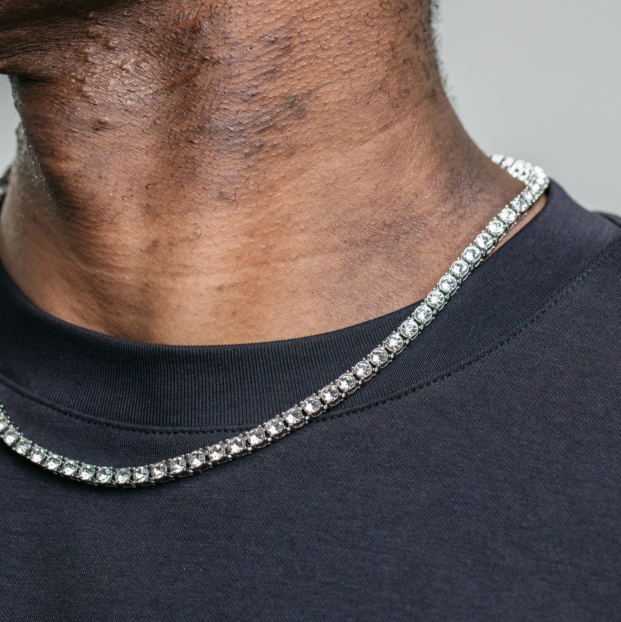 5mm Tennis Chain - Silver - Image 6